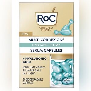 Roc Multi Correxion Hydrate + Plump Night Serum Hyaluronic Acid, 10 Count